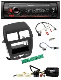 Автомагнитола Pioneer USB DAB Bluetooth для Mitsubishi ASX 2010–2014