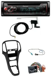Автомагнитола для Opel Astra J (с 2009) Pioneer DAB, CD, MP3, USB, перламутровый черный
