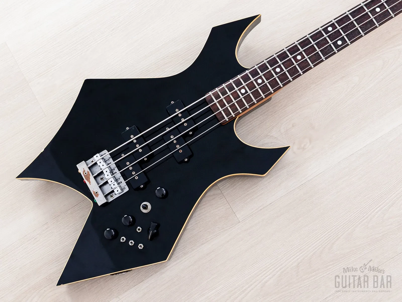 1987 B.C. Rich NJ Series Warlock Bass w/ Active Electronics, Japan Nikki Sixx