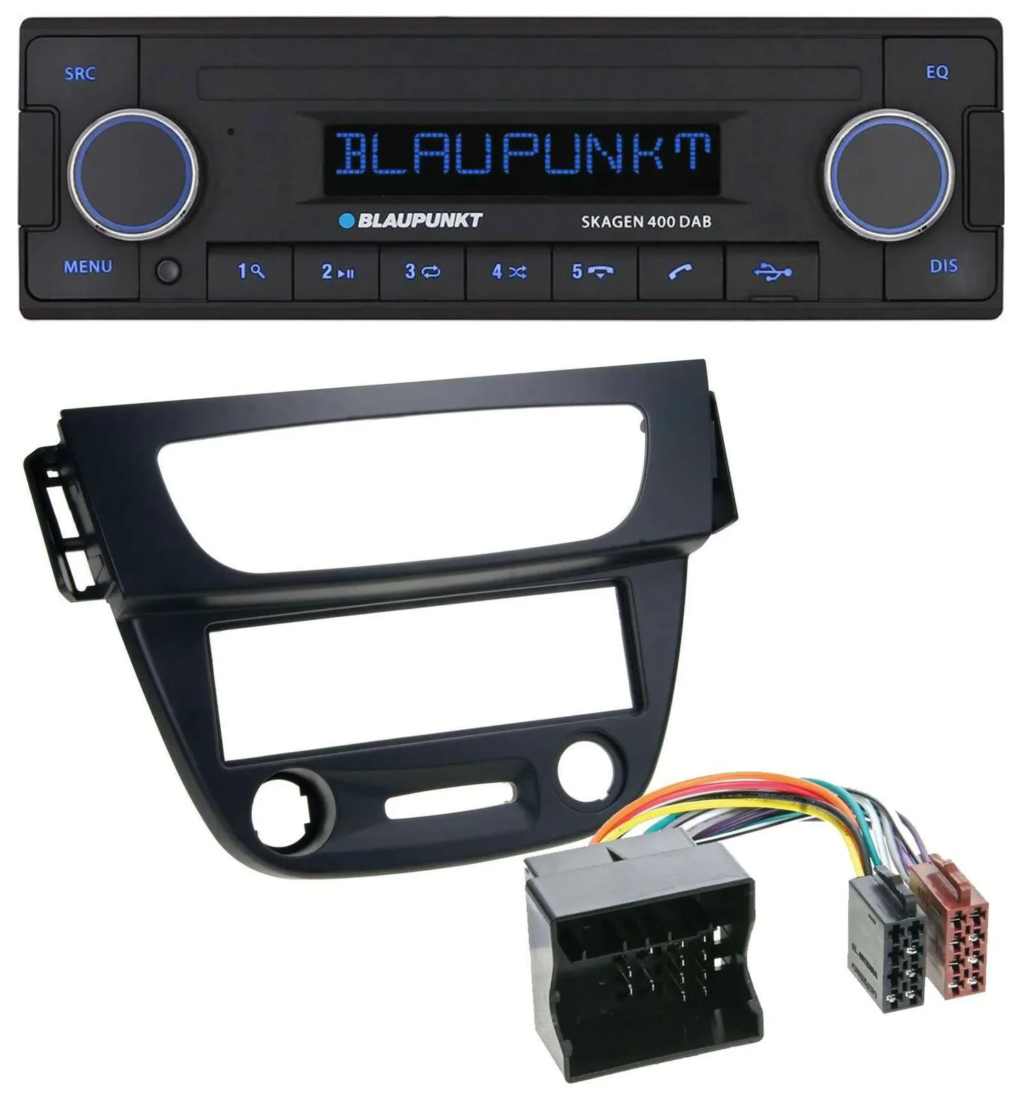Blaupunkt DAB USB Bluetooth MP3 Autoradio für Renault Megane 3 09-14 Quadlock sc