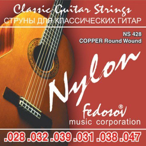 Струны для классической гитары Fedosov NS428 COPPER Round Wound 28-47