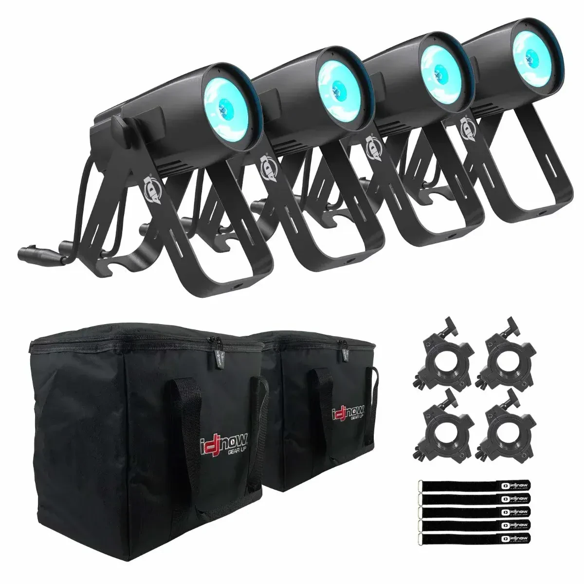 Светодиодный прибор American DJ SABER SPOT RGBL IP20 с аксессуарами (4 штуки)