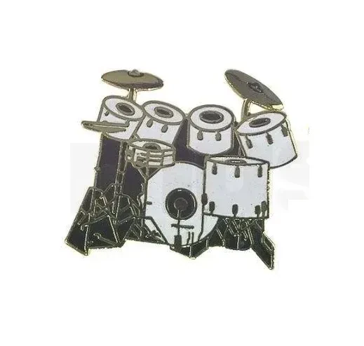 Брошь Gewa 979.059 Drums White