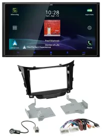 JVC USB Bluetooth 2DIN DAB MP3 Autoradio für Hyundai i30 ab 2012 AUX USB