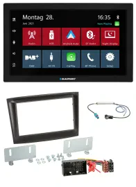 Blaupunkt MP3 Bluetooth DAB 2DIN USB Autoradio für Fiat Doblo ab 2015 schwarz