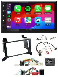 Kenwood Lenkrad USB DAB 2DIN Bluetooth Autoradio für Hyundai Santa Fe CM 2009-20