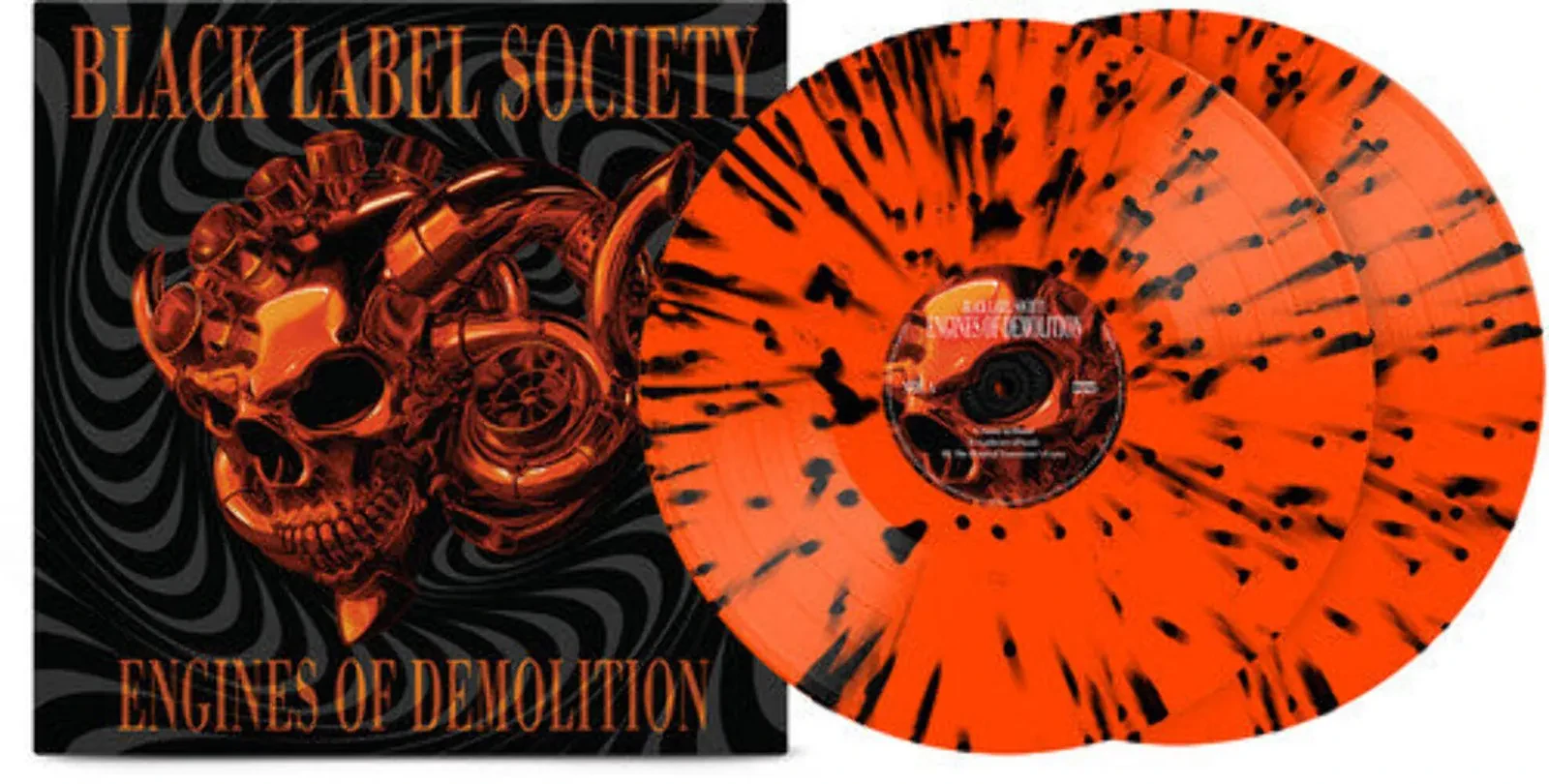 Виниловая пластинка Black Label Society – Engines of Demolition (Релиз 2026) оранжевый/чёрный splatter