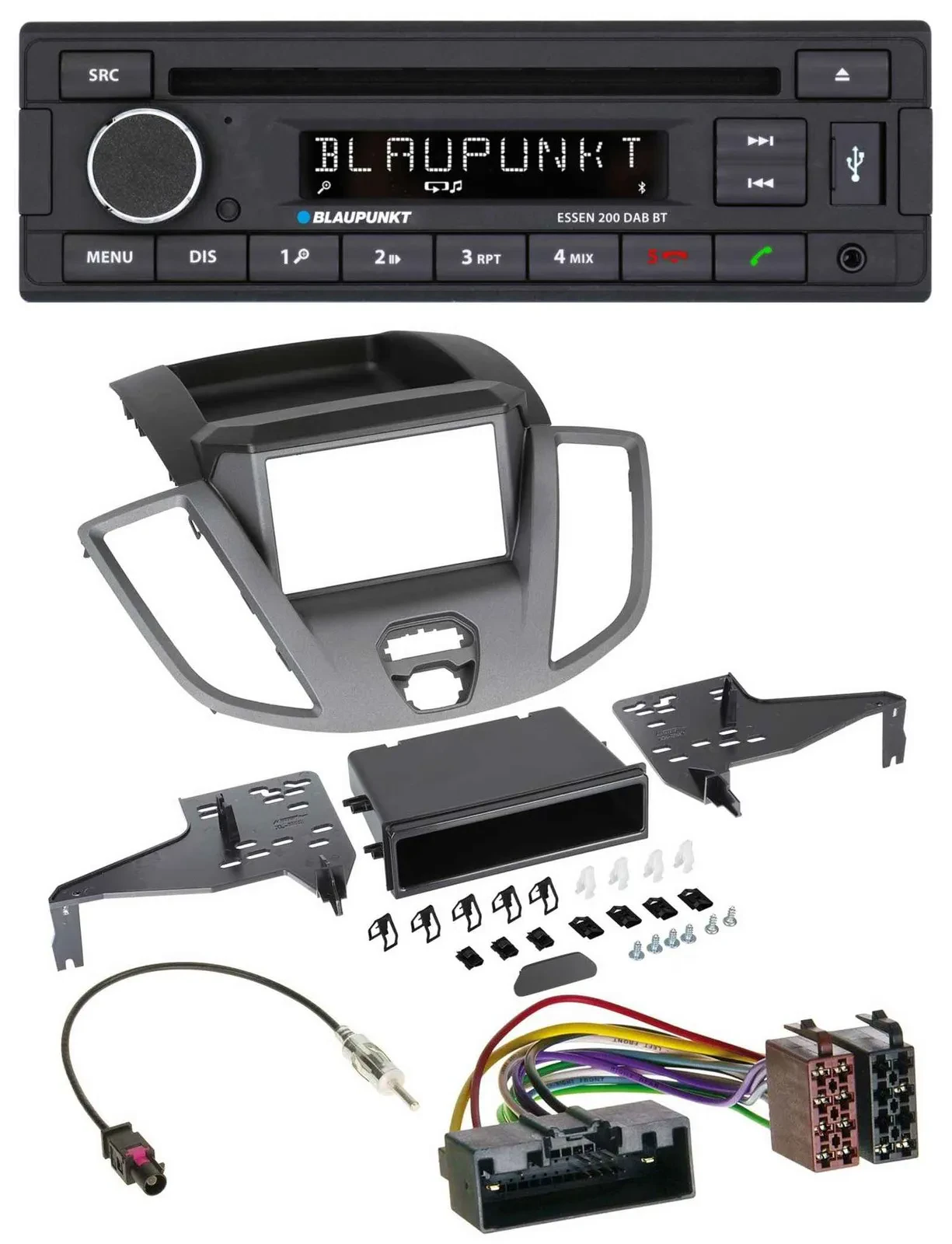 Blaupunkt USB MP3 Bluetooth DAB CD Autoradio für Ford Transit V363 (2014-2018)