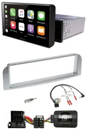 Pioneer Bluetooth Lenkrad DAB USB Autoradio für Alfa 147 GT silbergrau