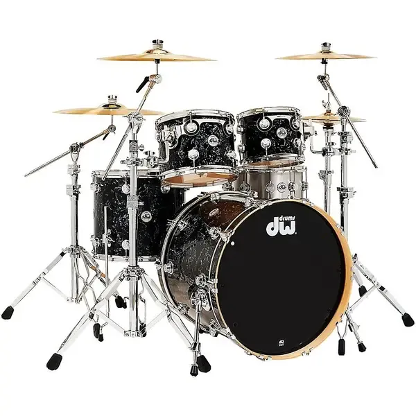 Акустическая ударная установка DW Collectors Series 4-Piece SSC Maple Shell Pack w/Chrome Hardware Black Velvet