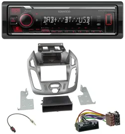 Kenwood MP3 Bluetooth USB DAB Autoradio für Ford Connect Transit 2012-2018 ohne