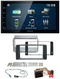 Kenwood 2DIN Bluetooth MP3 USB DAB Autoradio für MAN TGA TGL TGM TGS TGX ab 2007