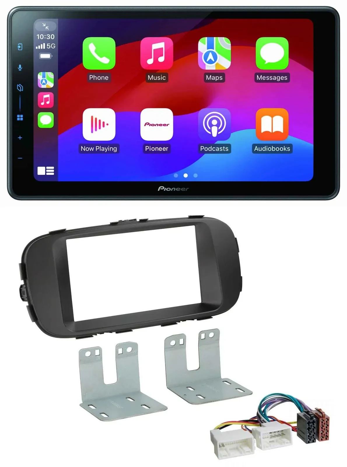 Pioneer Bluetooth 2DIN USB MP3 DAB Autoradio für Kia Soul ab 14 PS schwarz