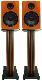 2) Rockville APM8C 8" Powered USB Studio Monitor Speakers+28" Premium Stands