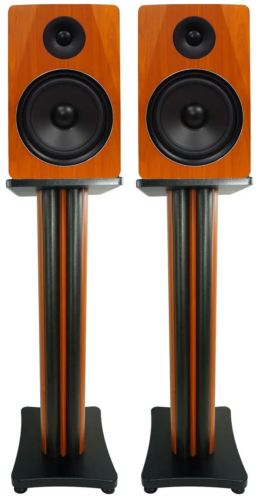 Активный студийный монитор Rockville APM8C Wood с аксессуарами (пара)