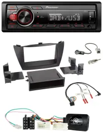 Pioneer MP3 1DIN DAB USB Lenkrad Autoradio für Hyundai ix35 2010-2013 schwarz