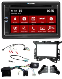 Blaupunkt 2DIN USB DAB Lenkrad Bluetooth TMC Navigation für Mercedes Sprinter W9