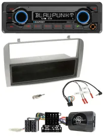 Blaupunkt MP3 Bluetooth USB Lenkrad Autoradio für Alfa GT 147 07-10 silber Ablag