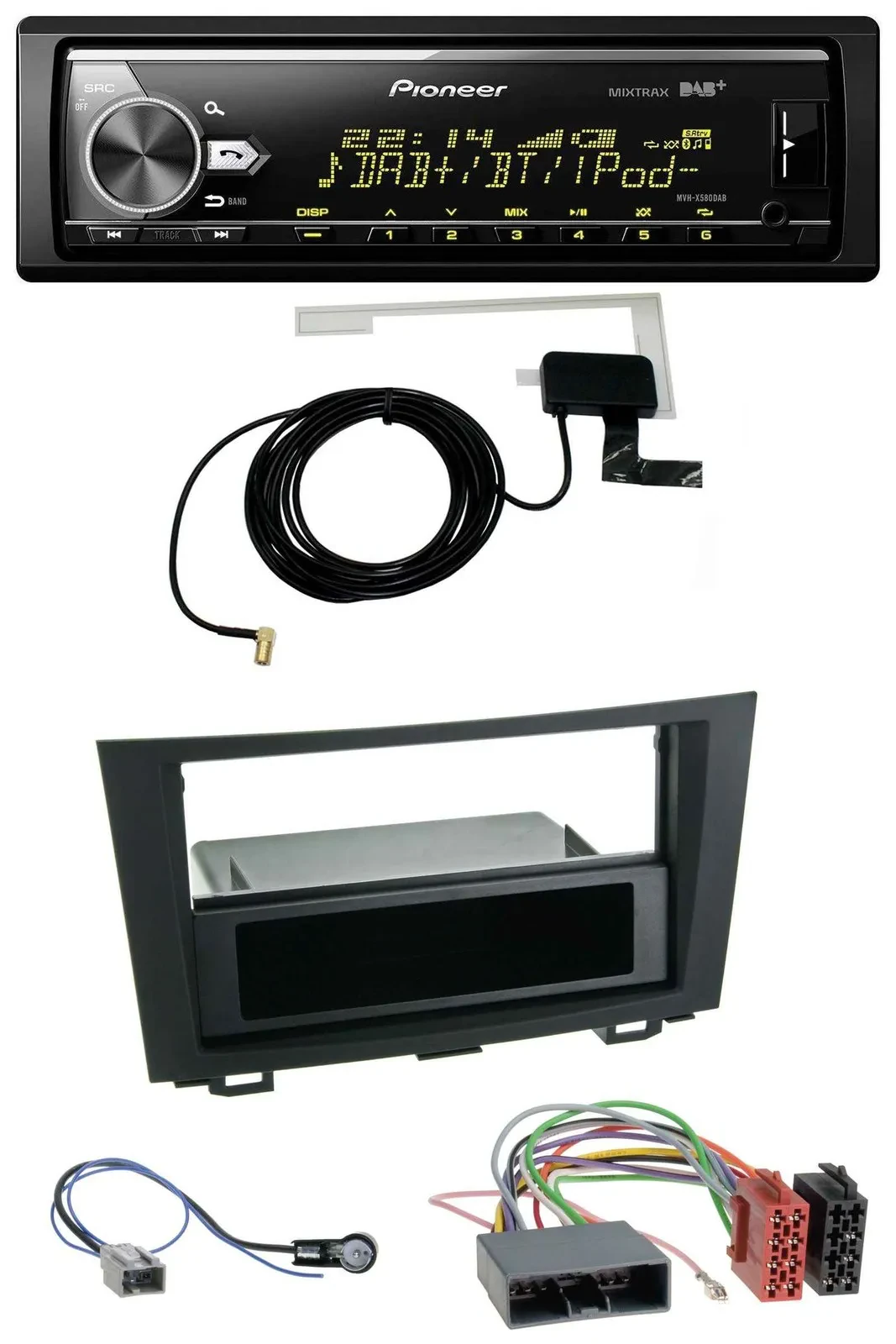 Автомагнитола для Honda CR-V (с 2007) Pioneer Bluetooth, DAB, USB, MP3