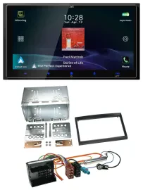 JVC USB Bluetooth 2DIN DAB MP3 Autoradio für Citroen Berlingo C2 C3 Jumpy Profi