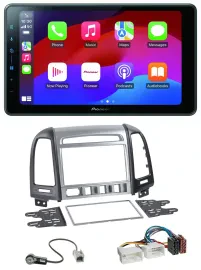 Pioneer Bluetooth 2DIN USB MP3 DAB Autoradio für Hyundai Santa Fe 4 Schalter ab