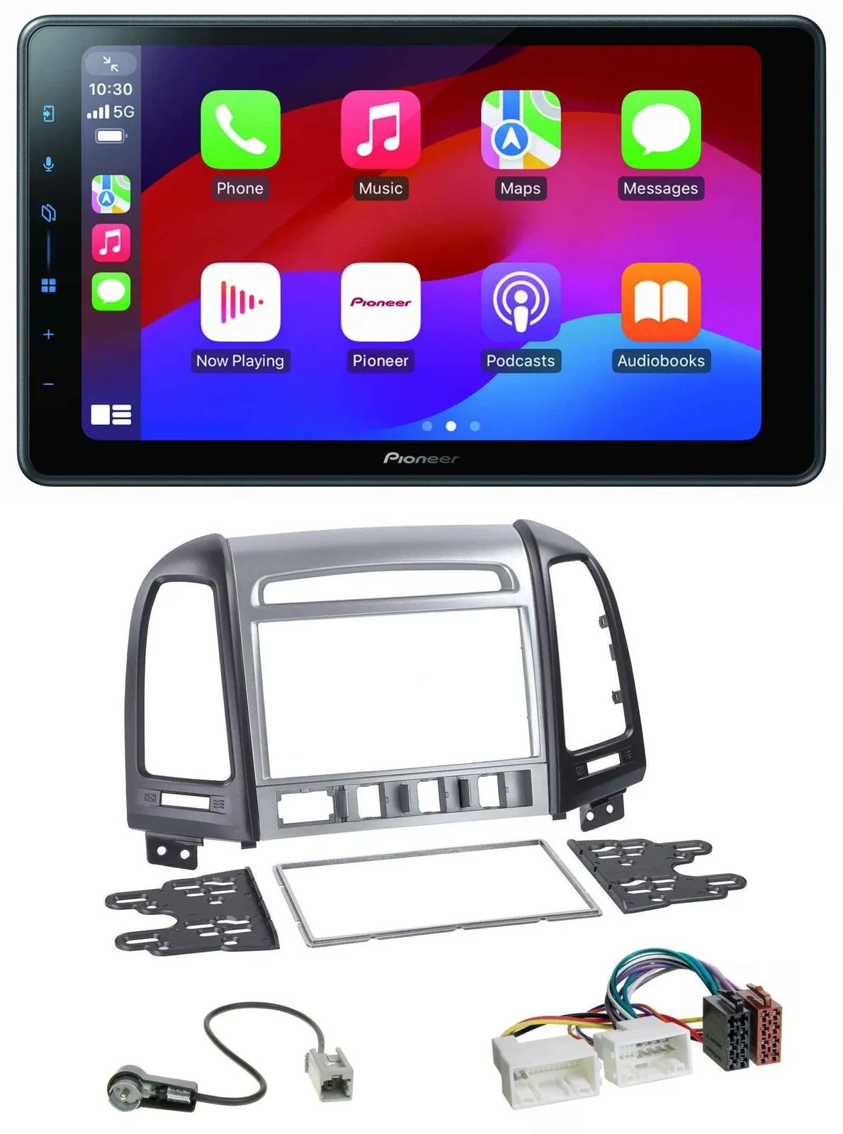 Pioneer Bluetooth 2DIN USB MP3 DAB Autoradio für Hyundai Santa Fe 4 Schalter ab