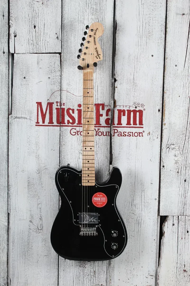 Электрогитара Squier by Fender Paranormal Esquire Deluxe Metallic Black