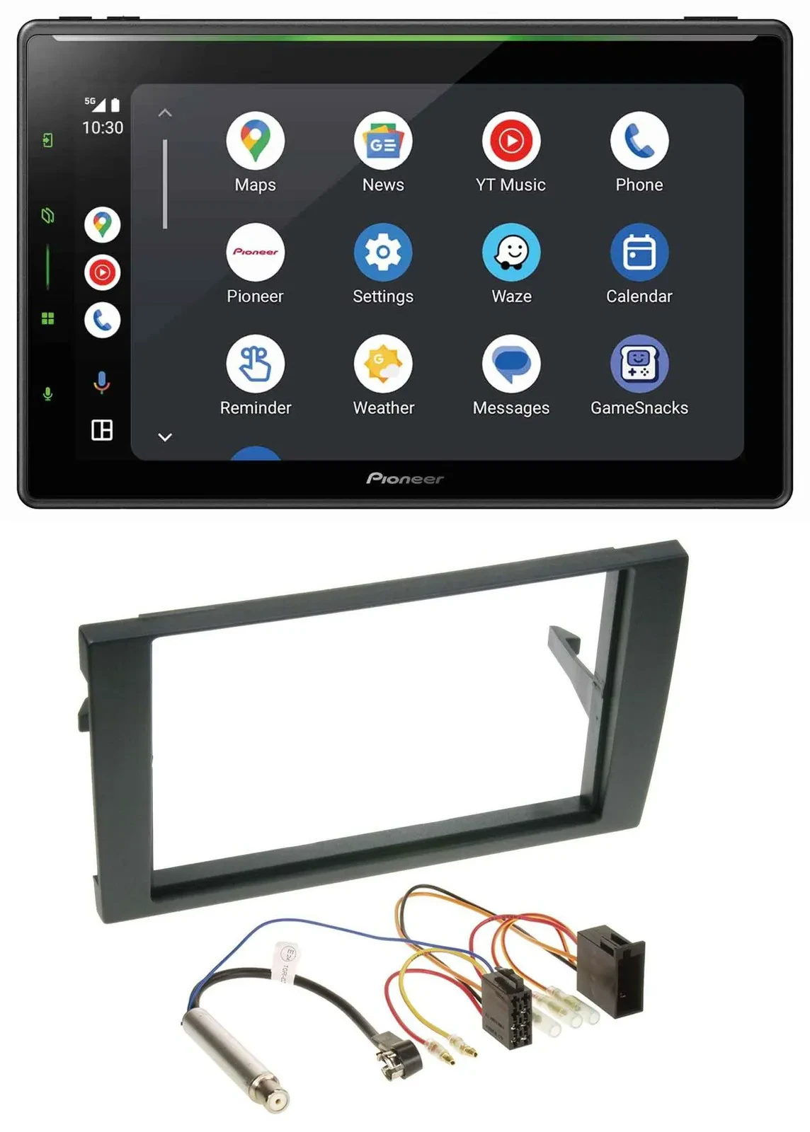 Pioneer 2DIN MP3 USB Bluetooth DAB Autoradio für Audi A4 B6 B7 2001-2008 ISO