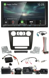 Kenwood Bluetooth USB 2DIN Lenkrad TMC DAB Navigation für BMW 1er Aktiv PDC man.