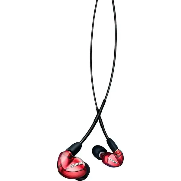 Наушники внутриканальные Shure SE535 SE Sound Isolating Earphones Includes 3.5 mm audio cable Red