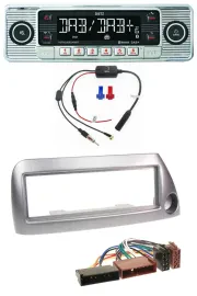 Dietz DAB USB MP3 Bluetooth Autoradio für Ford Ka bis 2008 silber-metallic