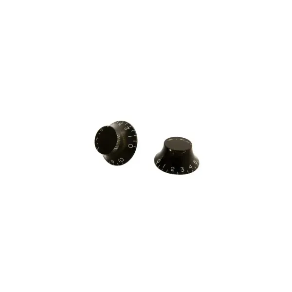 GIBSON Top Hat Knobs Schwarz (4 Stk.)