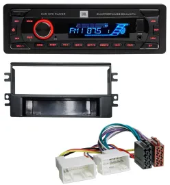 JBL AUX MP3 USB Bluetooth SD Autoradio für Kia Carens (ab 2007)