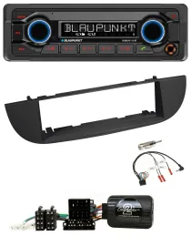 Blaupunkt MP3 Bluetooth USB Lenkrad Autoradio für Fiat 500 ab 2007 schwarz