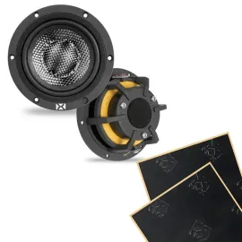 NVX XQS3 100W RMS 3.5" X-Series Midrange Speakers with Sound Damping