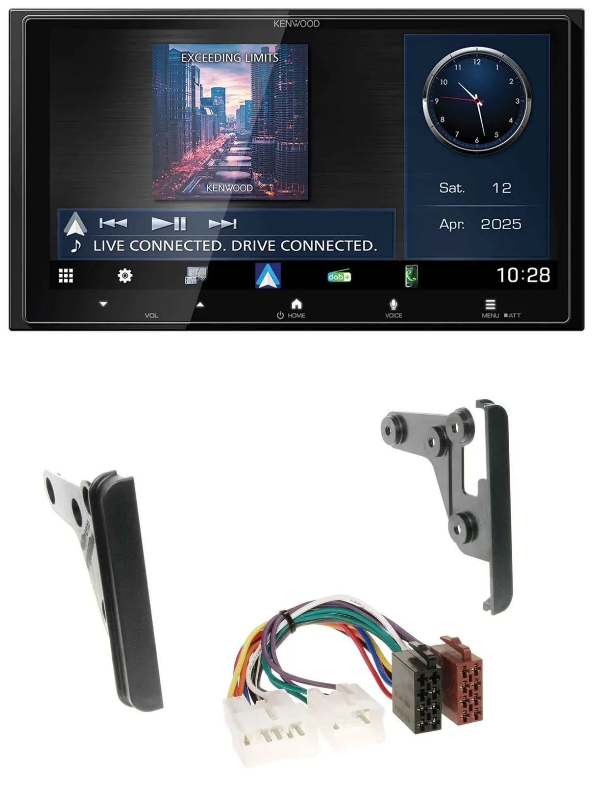Kenwood Bluetooth 2DIN USB DAB MP3 Autoradio für Toyota Tundra Celica FJ