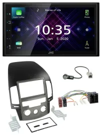 JVC DAB 2DIN MP3 Bluetooth USB Autoradio für Hyundai i30 (ab 08)