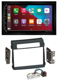 ESX 2DIN DAB USB MP3 Bluetooth Autoradio für Kia Soul AM Facelift 11-14