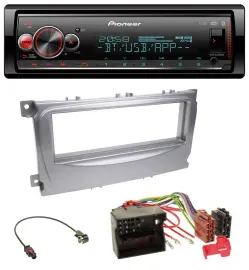 Pioneer Bluetooth USB MP3 DAB Autoradio für Ford S-Max Mondeo 07-14 silber