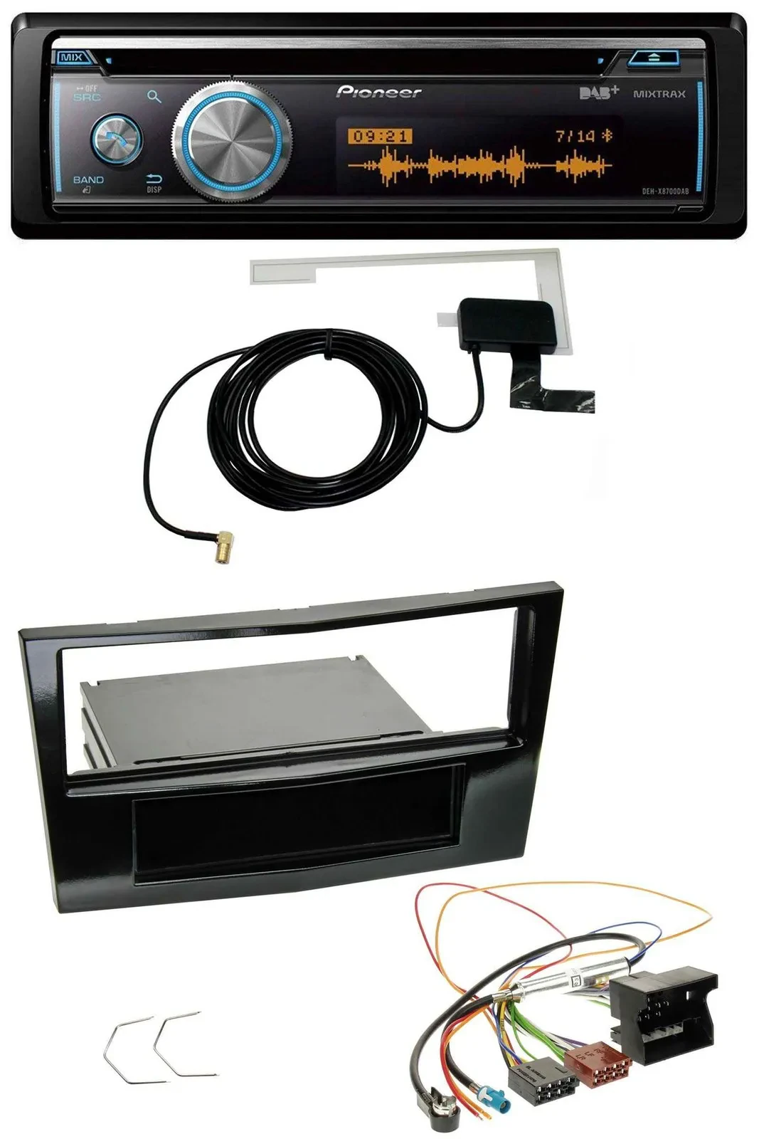 Автомагнитола для Opel Astra H, Corsa D, Zafira B Pioneer Bluetooth, DAB, MP3, USB, CD