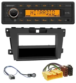Continental 1DIN USB AUX MP3 Autoradio für Mazda CX-7 (2009-2013)