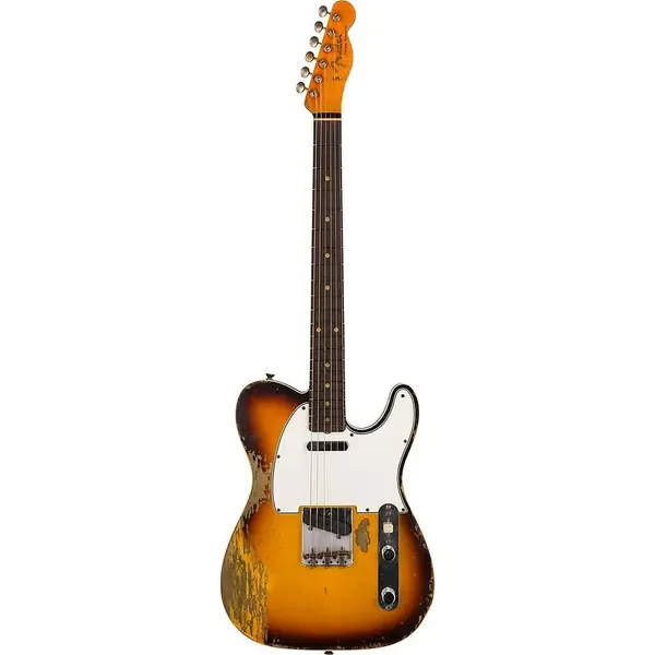 Электрогитара Fender Custom Shop LE 59 Telecaster Custom Super Heavy Relic RW FB Chocolate/Burst