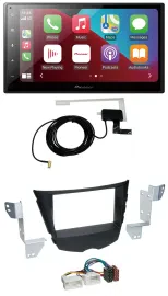 Pioneer USB Bluetooth DAB MP3 2DIN Autoradio für Hyundai Veloster FS ab 2011