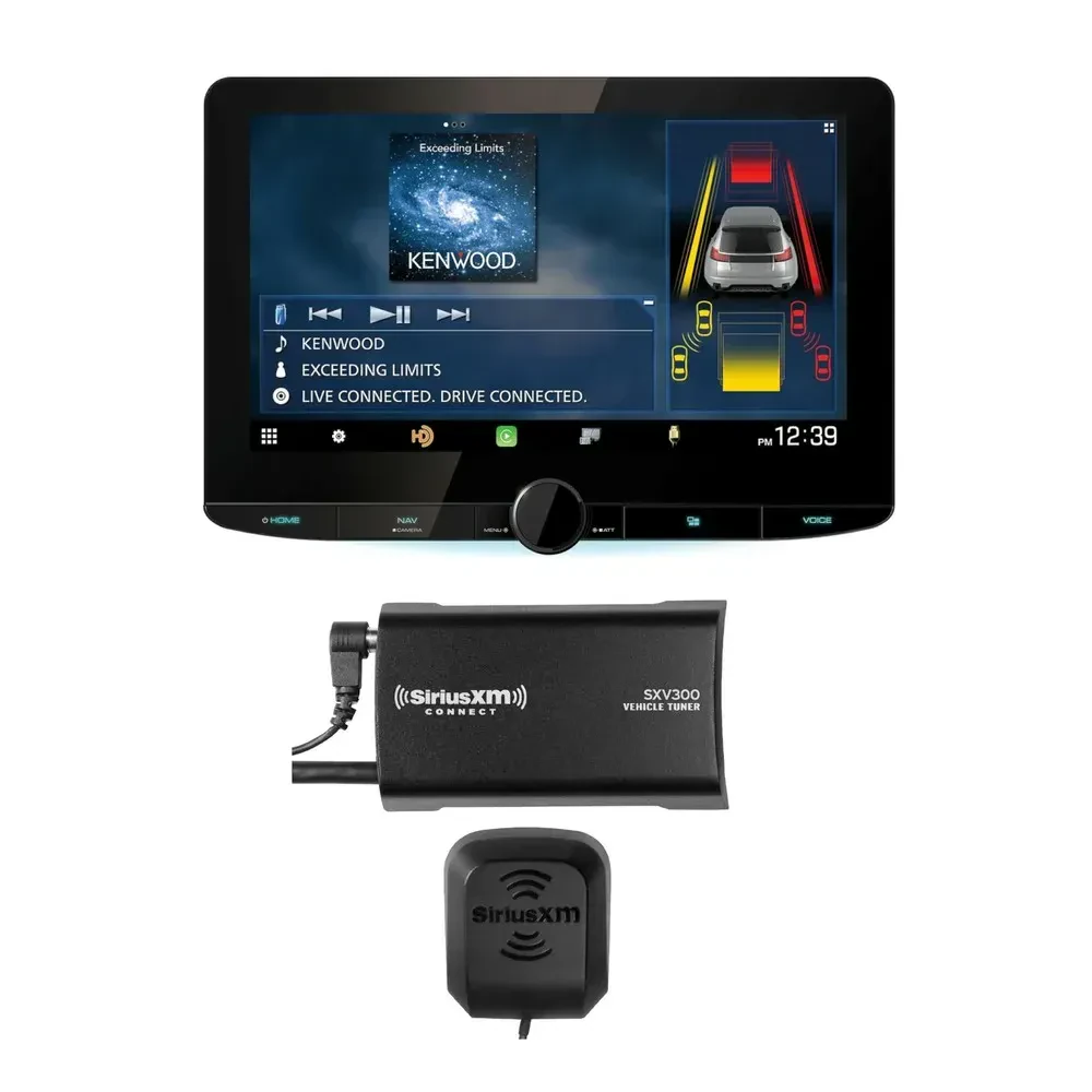 Автомагнитола Kenwood DNR1008RVS 10.1" Double-DIN с SiriusXM SXV300v1