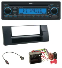 VDO AUX MP3 1DIN CD USB Autoradio für BMW X5 E53 5er E39 Quadlock Ablagefach