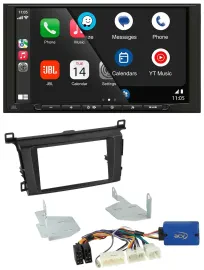 JBL USB 2DIN MP3 Bluetooth AUX Autoradio für Toyota RAV 4 (ab 2013)