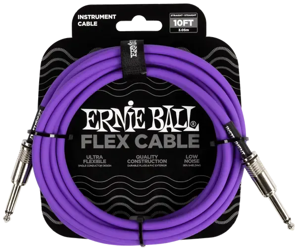 Инструментальный кабель Ernie Ball 6415 3м Flex Purple