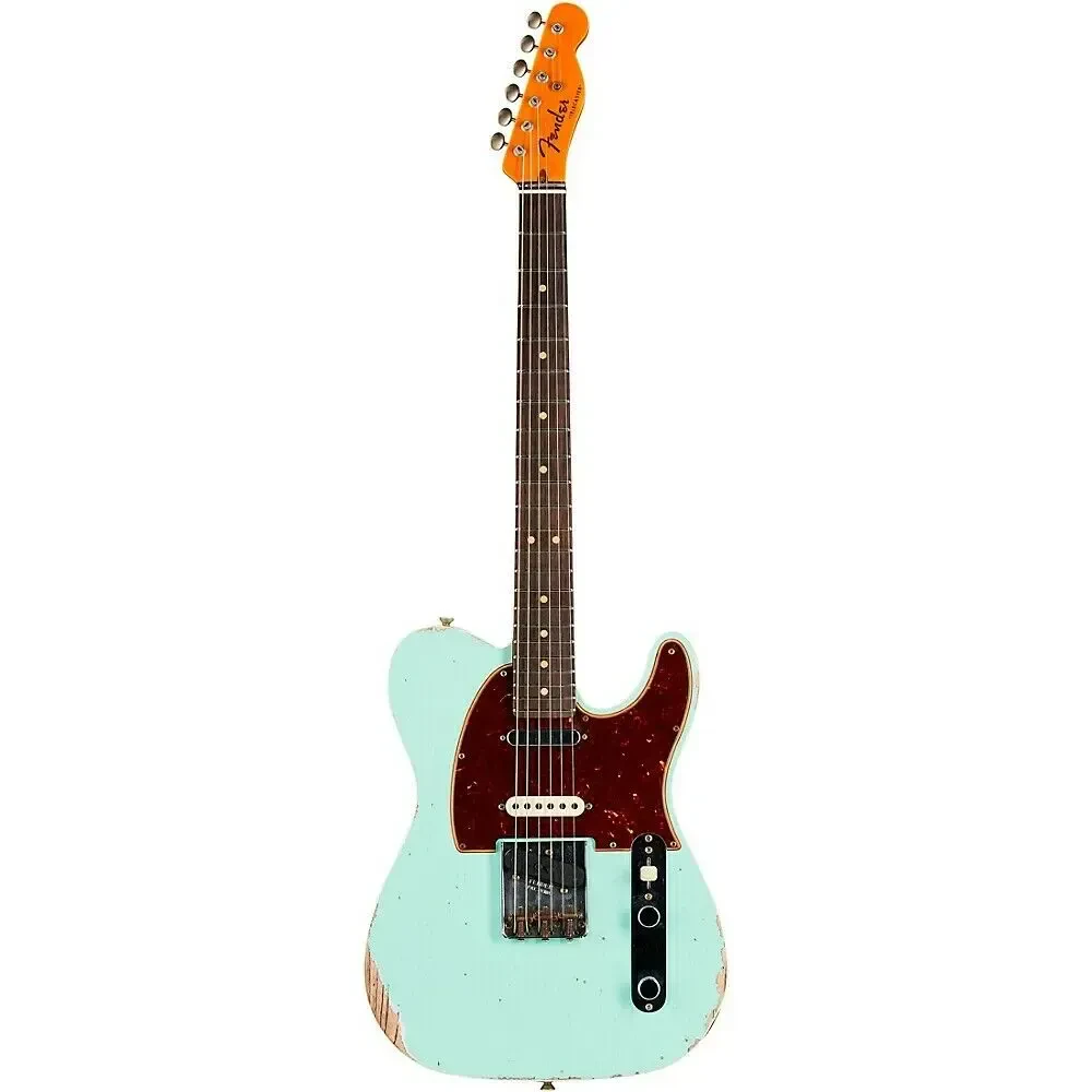Электрогитара Fender Custom Shop Nashville Telecaster Custom Relic Rosewood FB Surf Green