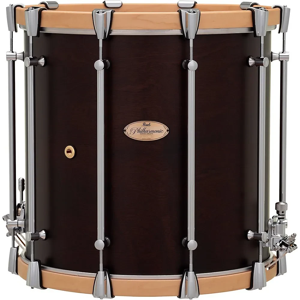 Pearl Philharmonic African Mahogany Snare Drum 16 x 16 in. Matte Walnut Mahogany