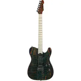 Электрогитара ESP USA TE-II HT Transparent Teal